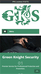 Mobile Screenshot of greenknightsecurity.com